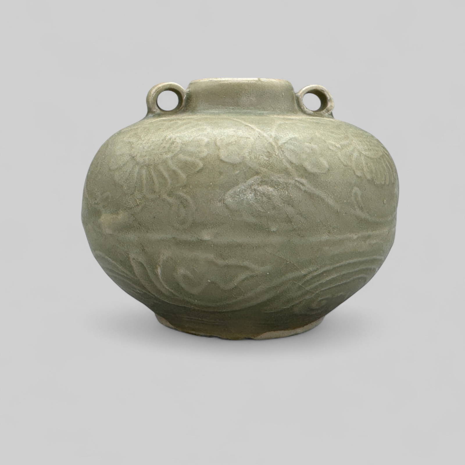 Longquan Celadon Ware Jar, Late Song/Yuan