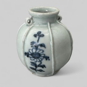 Porcelain with Underglaze Blue Jar, Yuan