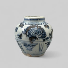 Porcelain Jar in Underglaze Blue, Ming