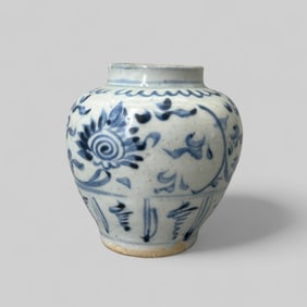 Porcelain Jar in Underglaze Blue, Ming