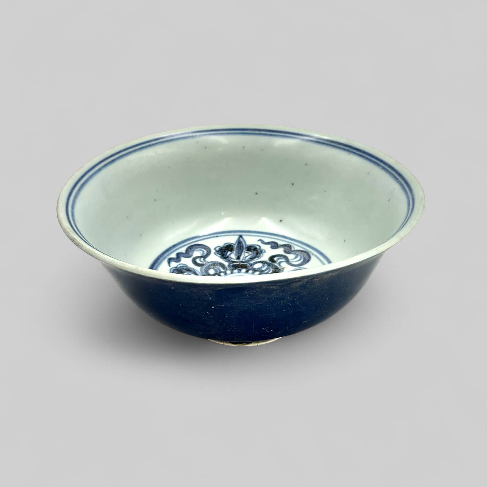Porcelain Bowl in Underglaze Blue, Ming