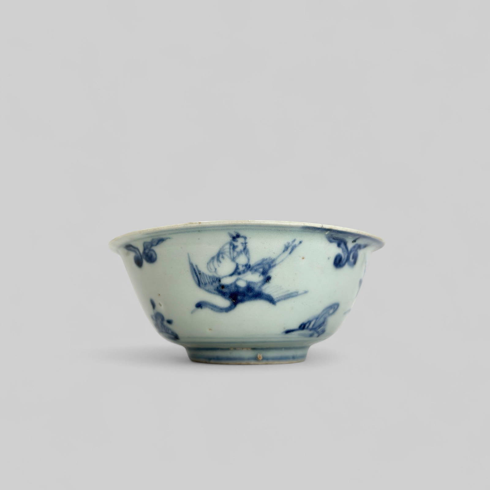 Porcelain Bowl in Underglaze Blue, Ming