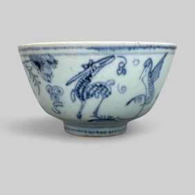 Porcelain Bowl in Underglaze Blue, Ming