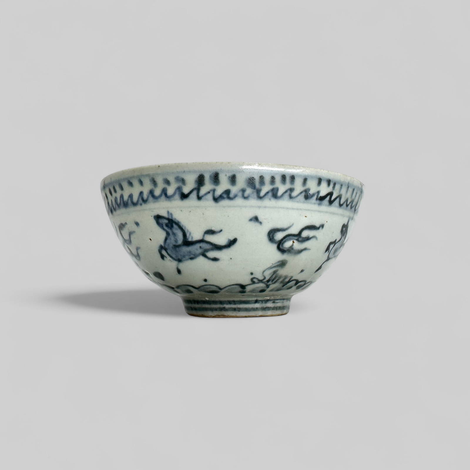 Porcelain Bowl in Underglaze Blue, Ming