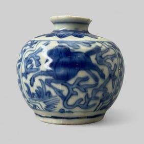 Porcelain Jar in Underglaze Blue, Ming