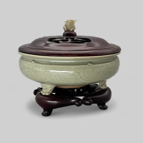 Celadon Ware Incense Burner, Ming, 16th Century