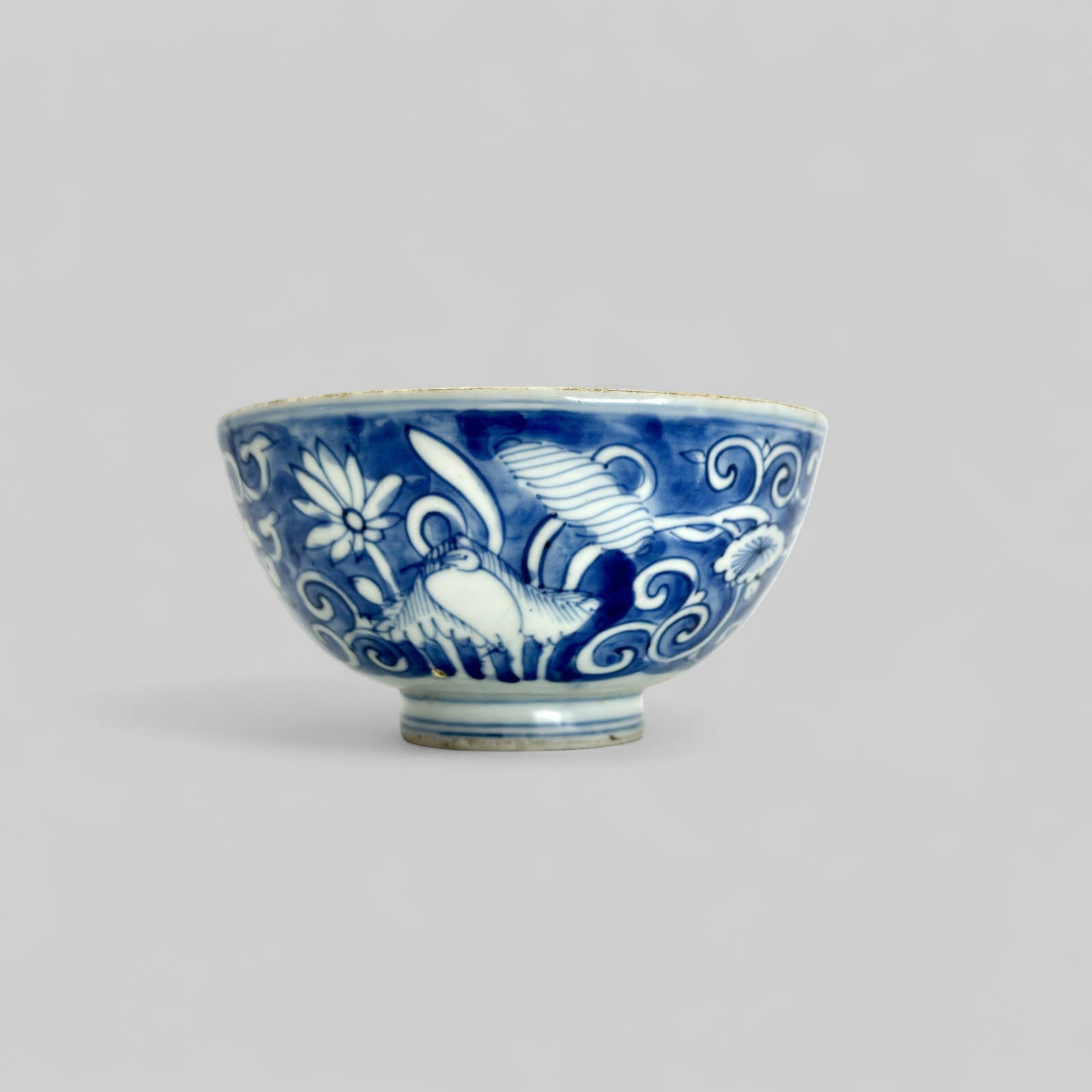 Porcelain Bowl with Underglaze Blue, Ming, 17th Century