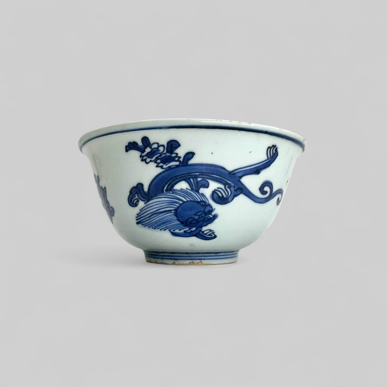 Porcelain Bowl with Underglaze Blue, Ming, 17th Century