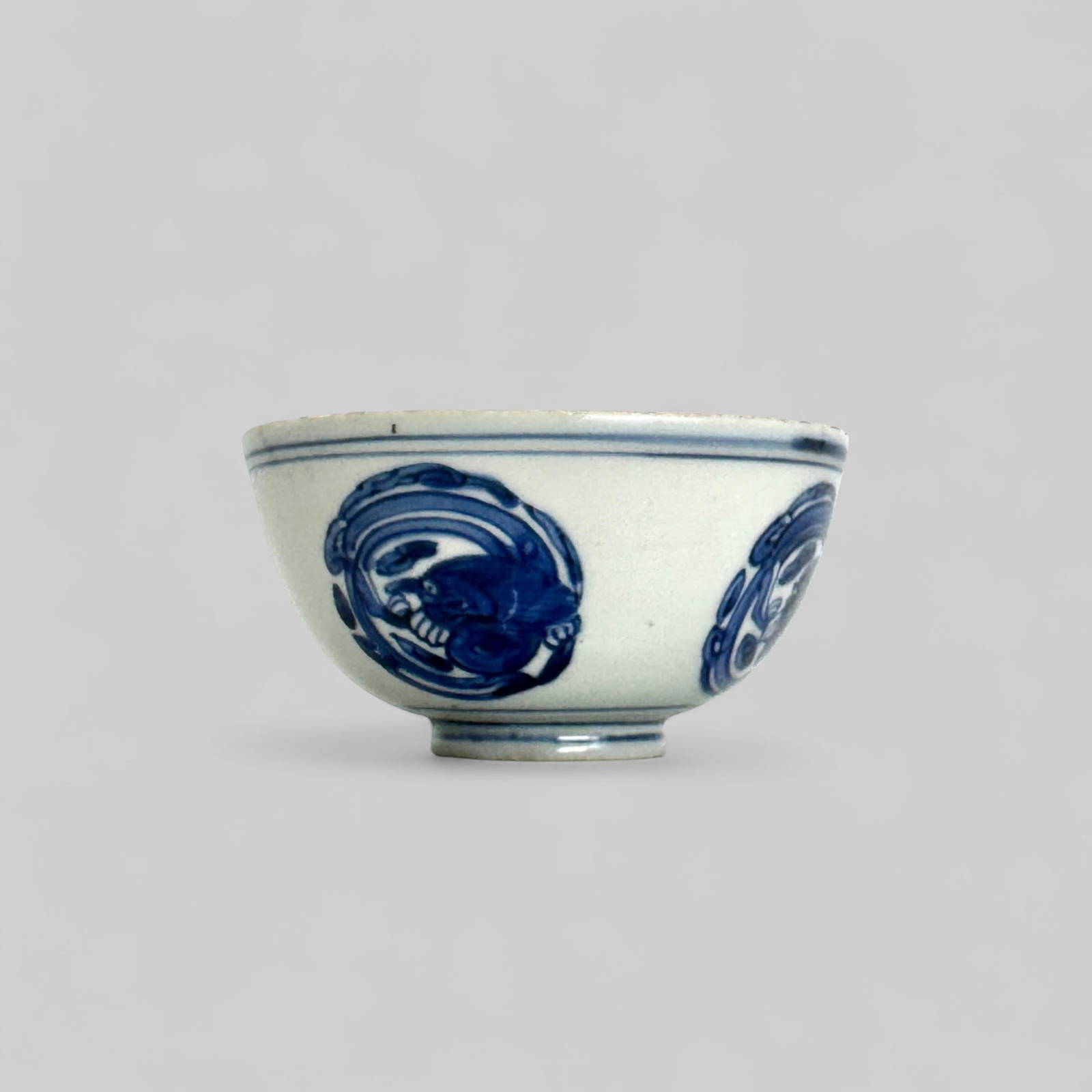 Porcelain Bowl with Underglaze Blue, Ming, 17th Century