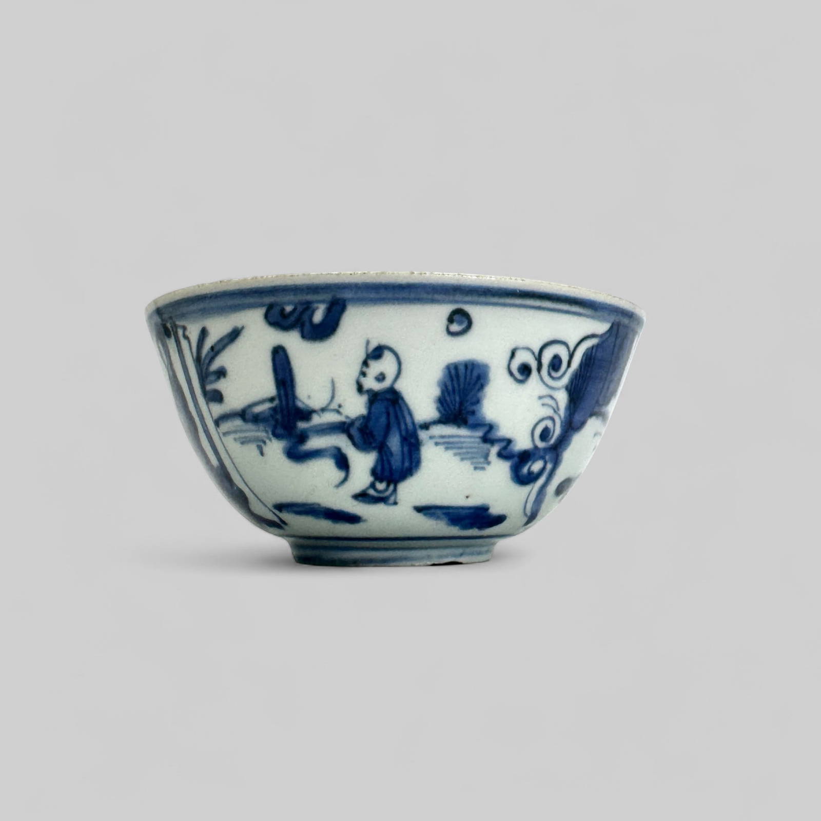 Porcelain Bowl with Underglaze Blue, Ming, 17th Century