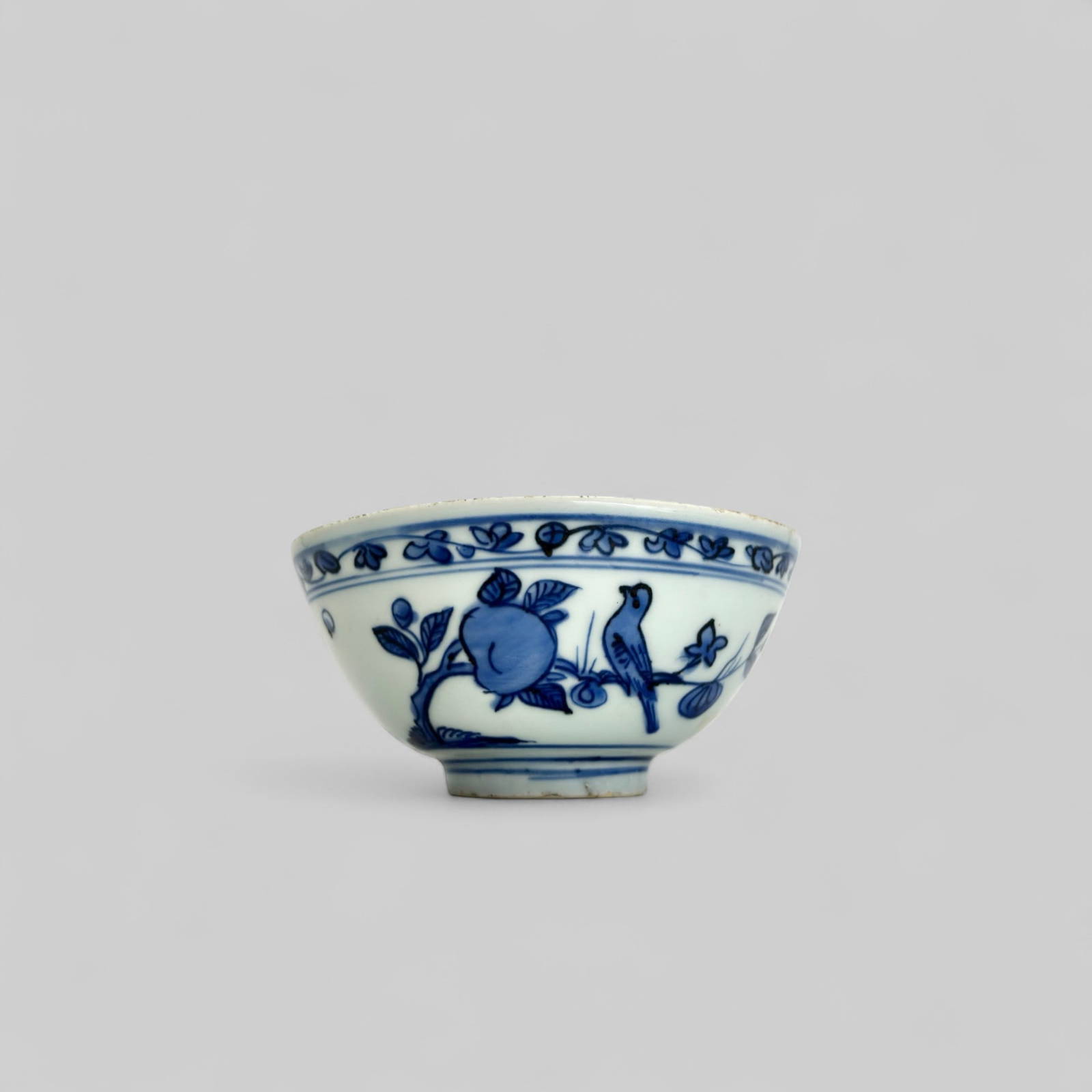 Porcelain Bowl with Underglaze Blue, Ming, 17th Century