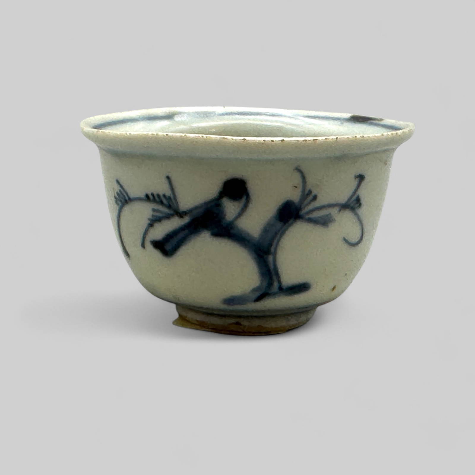 Porcelain Cup with Underglaze Blue, Ming, 17th Century