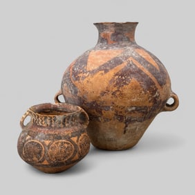 Pair of Han Dynasty Style Jars