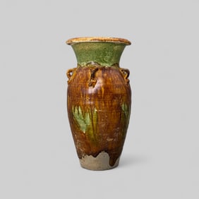 Sancai Glazed Tang Dynasty Vase