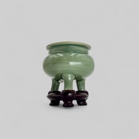 Longquan Celadon Tripod Censer