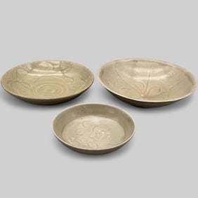Three Longquan Celadon Bowls