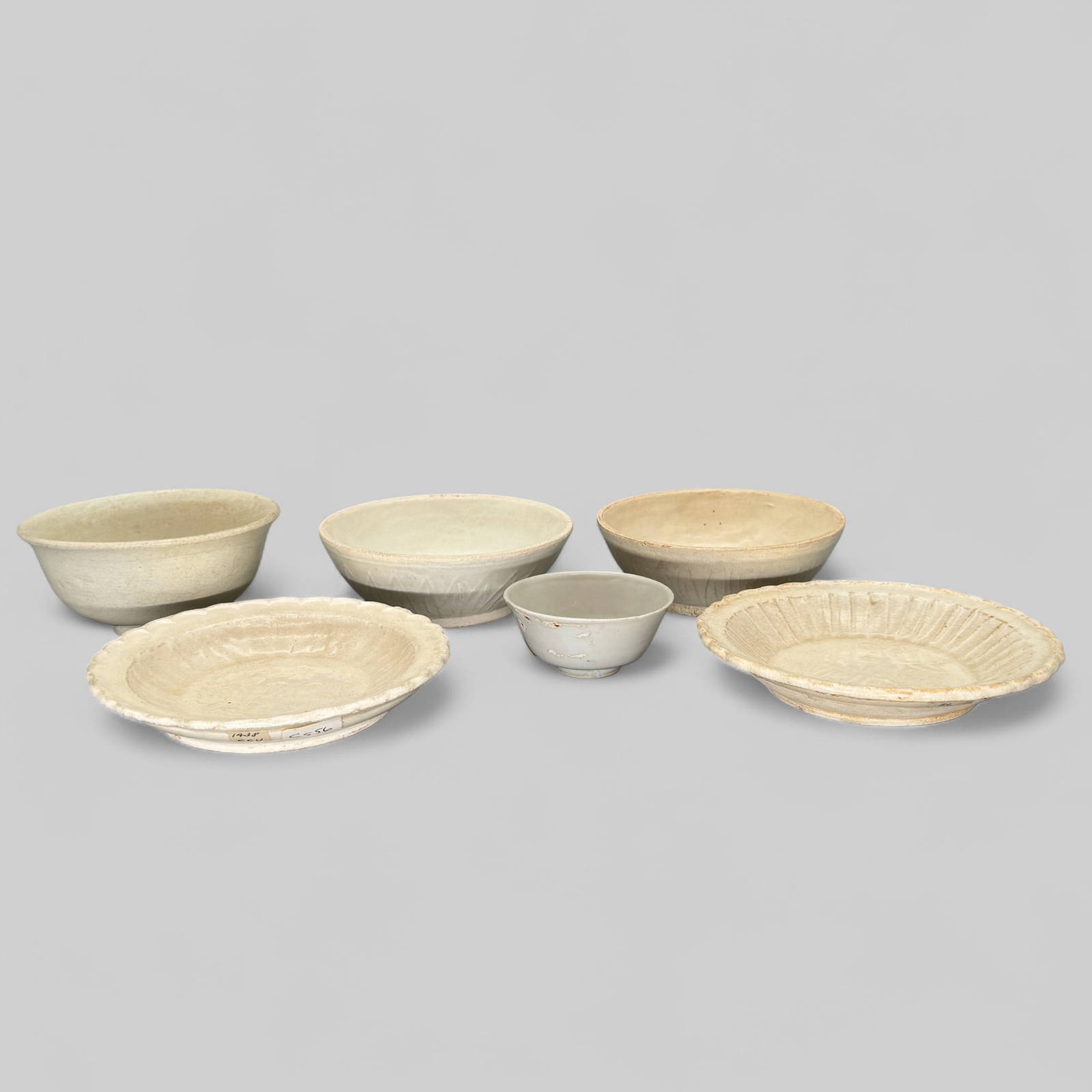 Group of White Glazed Yuan Wares