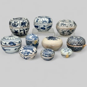 Group of Ming Blue and White Porcelain