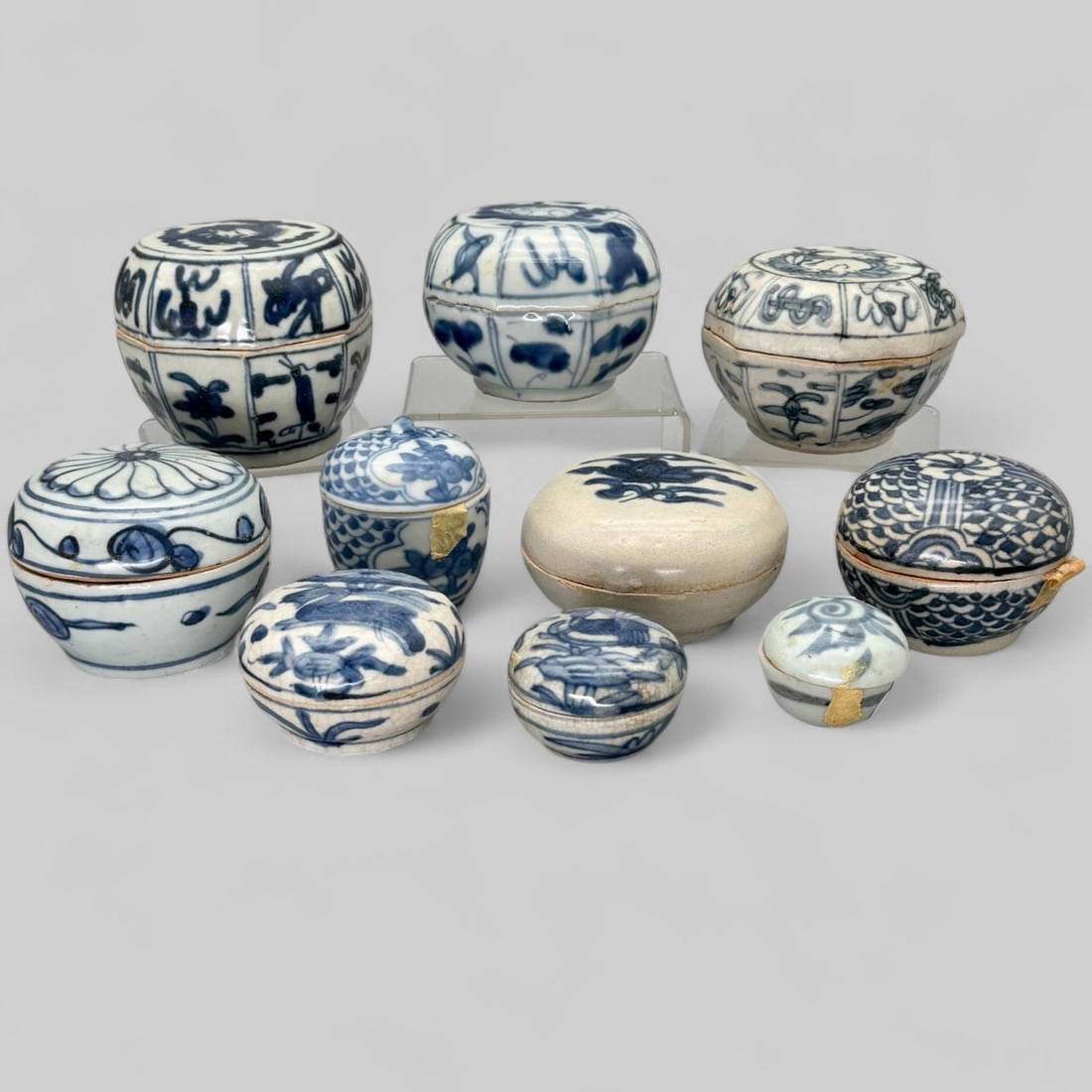 Group of Ming Blue and White Porcelain
