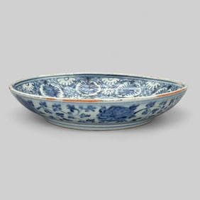 Ming Blue and White Period Charger