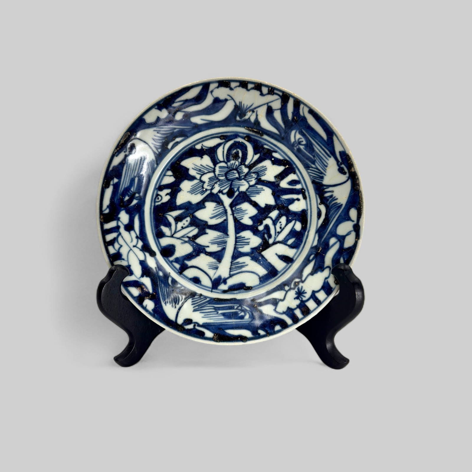 Ming Reverse Decorated Plate
