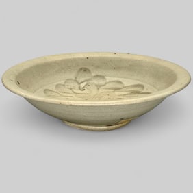 Chinese Brown Glazed Bowl with Brown Decoration