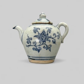 Ming Blue and White Teapot