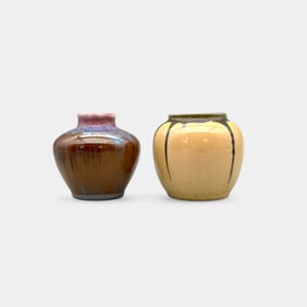 Two Rookwood "Glaze Effect" vases