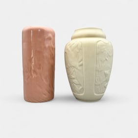 Two Rookwood production vases