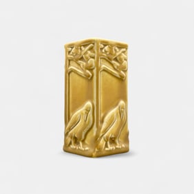 Rookwood "Rook" pencil holder in yellow mat