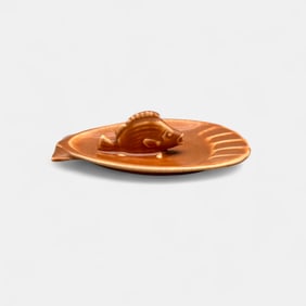 Uncommon Rookwood "Fish" tray, 1935.
