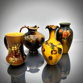 Four Rookwood Standard glaze items