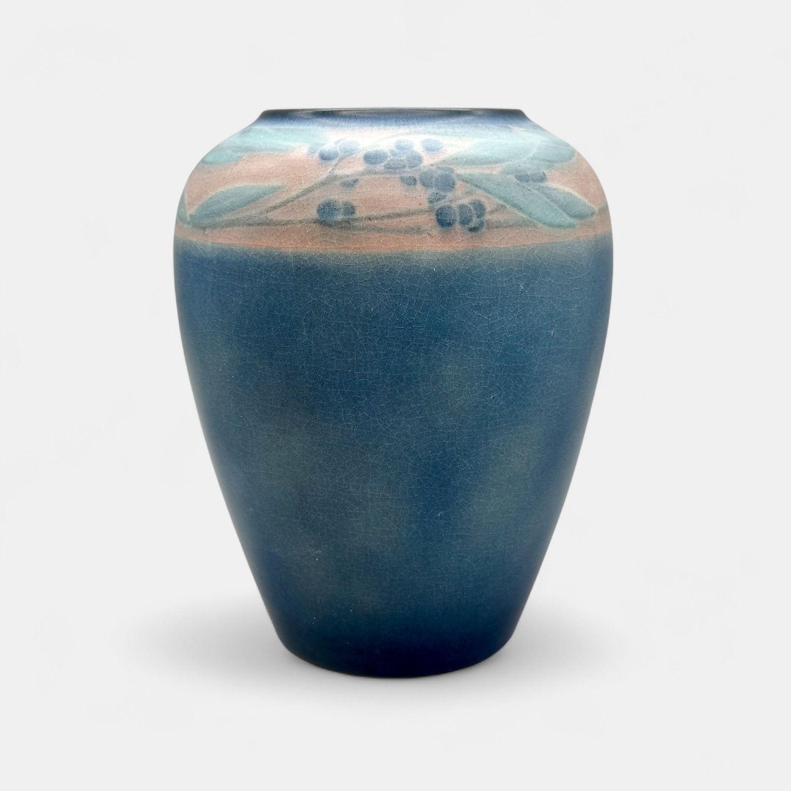 Rookwood Vellum floral vase, Epply, 1914 (1 of 6)