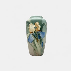 Weller Hudson vase, Irises, Timberlake