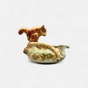 Weller Woodcraft Squirrel bowl in high glaze