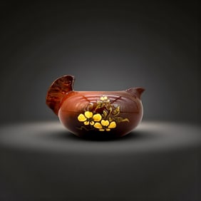 Rookwood Standard glaze creamer, Young, 1887