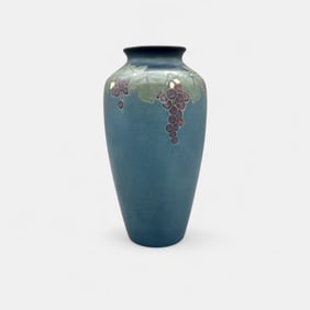 Rookwood Vellum, Grapes, Lenore Asbury