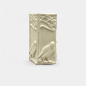 Rookwood "Rook" pencil holder in white, 1944.