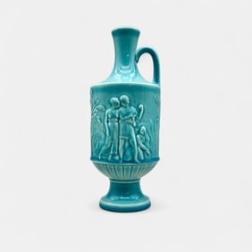 Rookwood tankard with embossed hunt scene