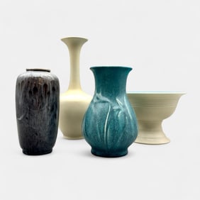 Four Rookwood production items.