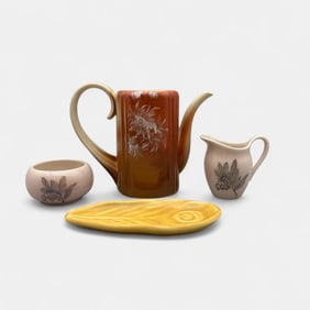 Group of 4 Rookwood items.