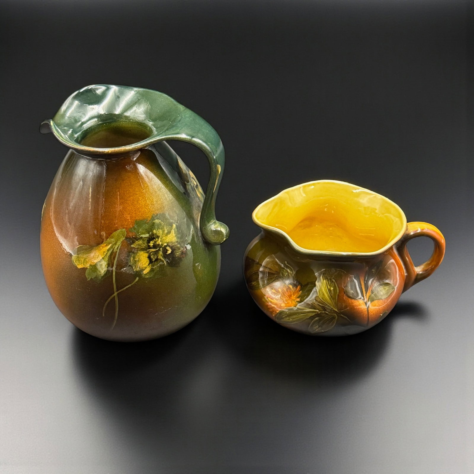 Two Rookwood Standard glaze pitchers. (1 of 11)