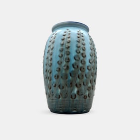 Rookwood Mat Modern vase, stylized flowers, Hentschel.