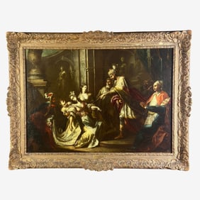 "Queen Esther Before Ahasuerus" Pieter Lastman School