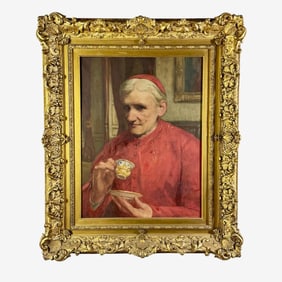 "The Cardinal" Oil by Richard Creifelds