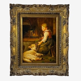 "Fireside Friend" by Ferdinand Schmutzer