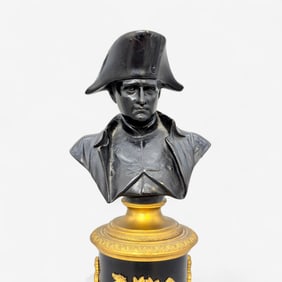 Napoleonic Bust on Architectural Plinth