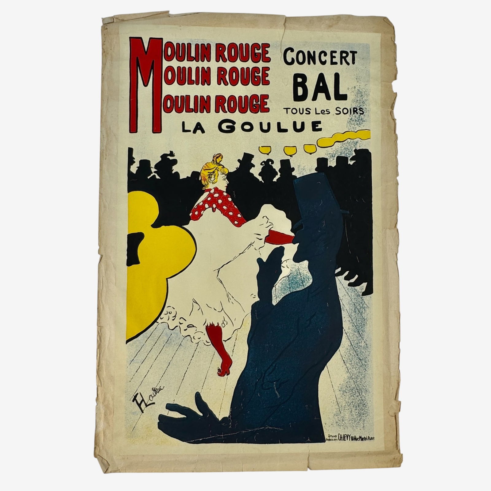 Henri de Toulouse-Lautrec, Moulin Rouge Poster (1 of 8)