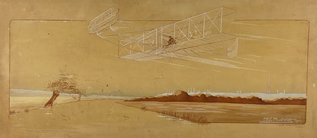 Ernest Montaut (French, 1879 - 1909), Wright Flyer