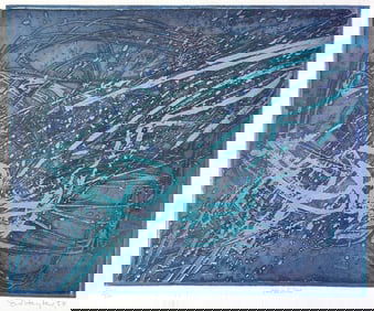 "Perseides" Etching by Stanly William Hayter